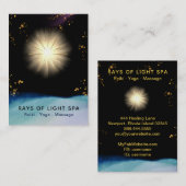 *~* Dreht Sterne Licht Heilende Universum Energie Visitenkarte (Vorne/Hinten)