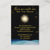 *~* Dreht Sterne Licht Heilende Universum Energie Visitenkarte (Rückseite)