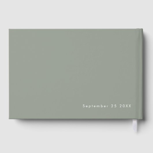 Drehte Skriptsprache Oh Boy Baby Shower Gästebuch (Rückseite)