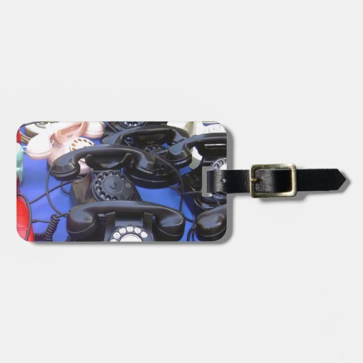 Drehtelefon Gepäckanhänger (Vorderseite horizontal)