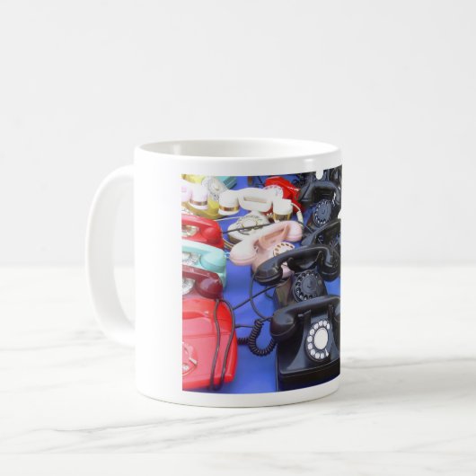 Drehtelefon Kaffeetasse (Vorderseite Links)