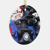 Drehtelefon Keramik Ornament (Rechts)