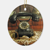 Drehtelefon Keramikornament (Links)
