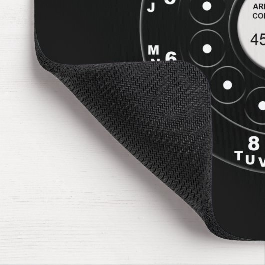 Drehtelefon-Skala Mousepad (Ecke)