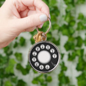 Drehtelefon-Skala Schlüsselanhänger (Hand)
