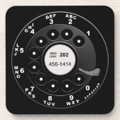 Drehtelefon-Skala Untersetzer (Vorderseite)