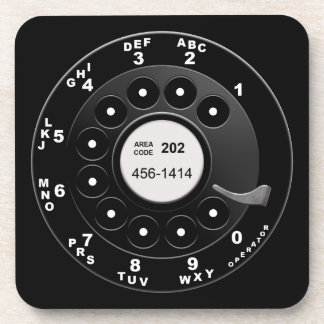 Drehtelefon-Skala Untersetzer