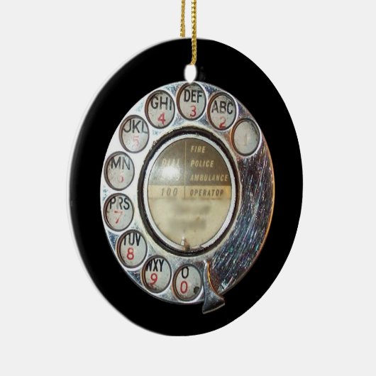 DREHtelefon-SKALA-Verzierung Keramik Ornament (Rechts)