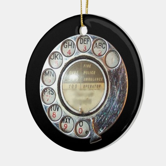 DREHtelefon-SKALA-Verzierung Keramik Ornament (Links)