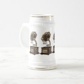 Drehteller Cartoon-Illustration Bierglas (Vorderseite Links)