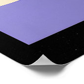 Drehteller-Kunstposter Japanischer Minimalist Viny Poster (Ecke)