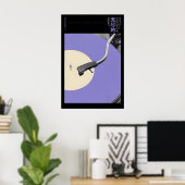 Drehteller-Kunstposter Japanischer Minimalist Viny Poster (Heimbüro)