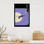 Drehteller-Kunstposter Japanischer Minimalist Viny Poster (Küche)