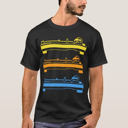 Drehtellerueberdruck Freund T-Shirt (Vorderseite)