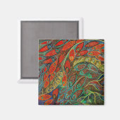 Drehtür (Anstrich)-Magnet Magnet (Vorderseite/Rückseite)