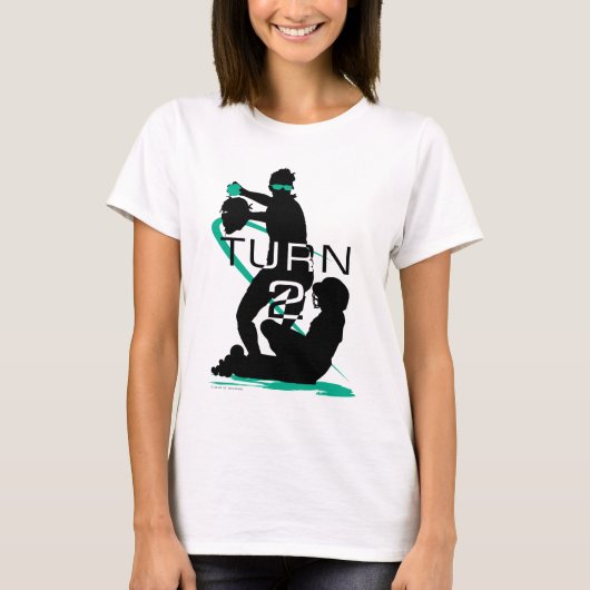 Drehung2 Softball-T - Shirt (Vorderseite)