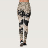 Drehung Cowhide Design Leggings (Rückseite)