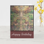 Drehung der Natur-Geburtstags-Karte Karte (Gelbe Blume)