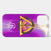 DREHUNG DES ASCLEPIUS-ZAHNCHEN-MONOGRAMM Case-Mate iPhone HÜLLE (Rückseite (Horizontal))