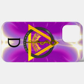 DREHUNG DES ASCLEPIUS-ZAHNCHEN-MONOGRAMM Case-Mate iPhone HÜLLE (Rückseite (Horizontal))