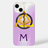 DREHUNG DES ASCLEPIUS-ZAHNCHEN-MONOGRAMM Case-Mate iPhone HÜLLE (Rückseite)