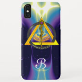 DREHUNG DES ASCLEPIUS-ZAHNCHEN-MONOGRAMM Case-Mate iPhone HÜLLE (Rückseite)