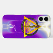 DREHUNG DES ASCLEPIUS-ZAHNCHEN-MONOGRAMM Case-Mate iPhone HÜLLE (Rückseite (Horizontal))