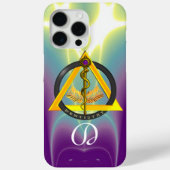 DREHUNG DES ASCLEPIUS-ZAHNCHEN-MONOGRAMM Case-Mate iPhone HÜLLE (Rückseite)