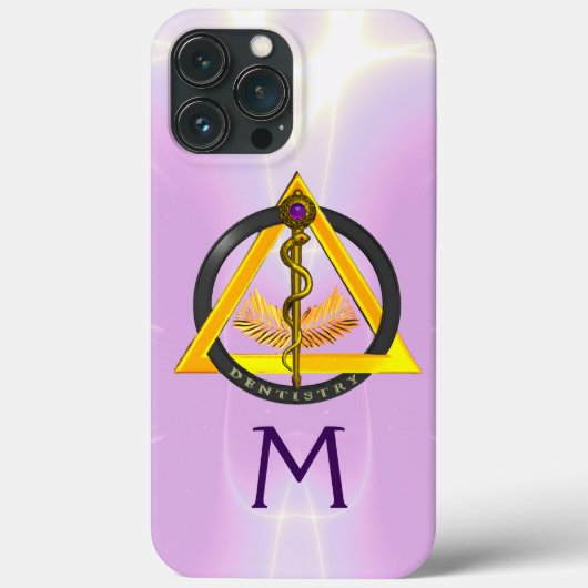 DREHUNG DES ASCLEPIUS-ZAHNCHEN-MONOGRAMM Case-Mate iPhone HÜLLE (Rückseite)