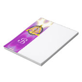 DREHUNG DES ASCLEPIUS-ZAHNCHEN-MONOGRAMM NOTIZBLOCK (Rotiert)