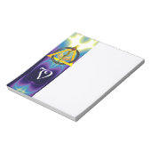 DREHUNG DES ASCLEPIUS-ZAHNCHEN-MONOGRAMM NOTIZBLOCK (Rotiert)