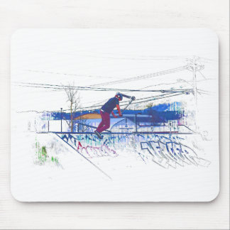 Drehung des Decks - Stunt Scooter Mousepad