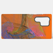 "Drehung des Schicksals" abstrakter Kunstfall Samsung Galaxy Hülle (Rückseite (Horizontal))