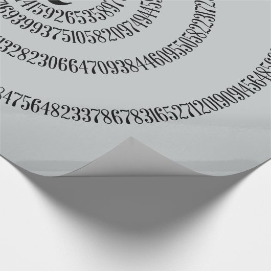 Drehung für Pi Klicken Sie auf Anpassen, um die Fa Geschenkpapier (Ecke)