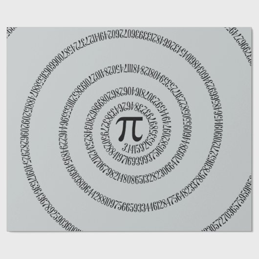 Drehung für Pi Klicken Sie auf Anpassen, um die Fa Geschenkpapier (Flach)