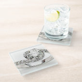 Drehung Glasuntersetzer (Schrägansicht)