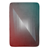 Drehung grau auf aquamariner Bordeaux Badematte (Vorderseite Vertikal)