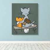 Drehung Leinwanddruck (Insitu (Holzboden))