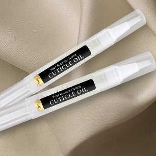 Drehung mit schwarzem und goldfarbenem Tube, 3 ml Etiketten