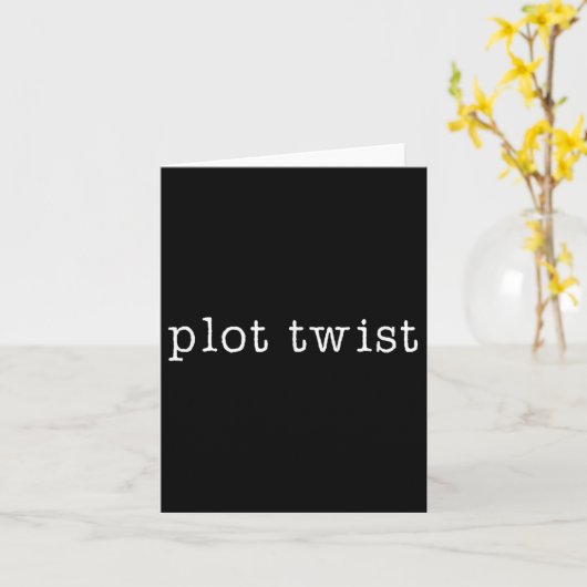 Drehung Plot Funny Karte (Gelbe Blume)