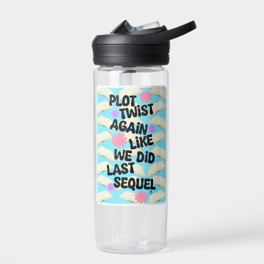 Drehung Plot Wieder Cheeky Writer Reader Fun Motto Trinkflasche (Links)