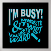 Drehung-Poster Poster (Vorne)