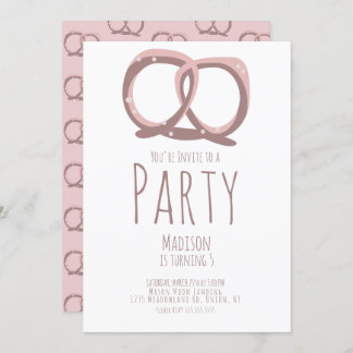 Drehung Salzen Geburtstagsparty Einladung