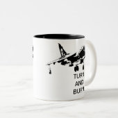 DREHUNG UND BRAND ZWEIFARBIGE TASSE (VorderseiteRechts)