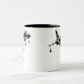 DREHUNG UND BRAND ZWEIFARBIGE TASSE (Mittel)