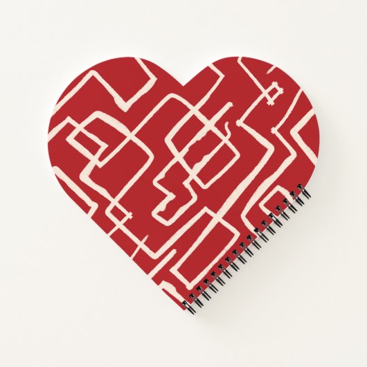 Drehung und Rot Notizblock (Rückseite)