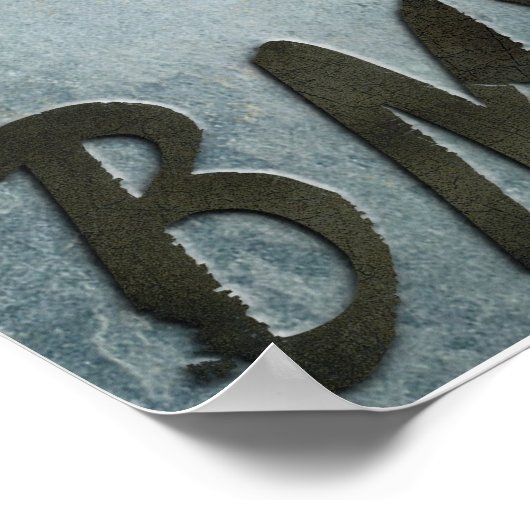 Drehung und Shout Poster (Ecke)