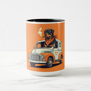 Drehungen in der LKW-Arbeit Tasse