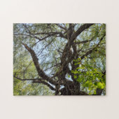 Drehungen und verschlungener Wildbaum Puzzle (Horizontal)