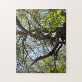 Drehungen und verschlungener Wildbaum Puzzle